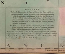 Load image into Gallery viewer, A NEW CHART OF THE BRITISH CHANNEL, from the mouth of the Thames to Ushant, and the Scilly Islands; from an actual survey revised, corrected, and improved by John Stephenson, a Master of the Royal Navy
