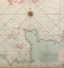 Load image into Gallery viewer, A NEW CHART OF THE BRITISH CHANNEL, from the mouth of the Thames to Ushant, and the Scilly Islands; from an actual survey revised, corrected, and improved by John Stephenson, a Master of the Royal Navy
