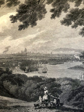 Load image into Gallery viewer, A View of London from Flamstead Hill in Greenwich Park.
