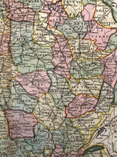 Load image into Gallery viewer, A NEW MAP OF FRANCE, Divided into One Hundred &amp; Two Departments to the Treaty of the Peace in 1802.
