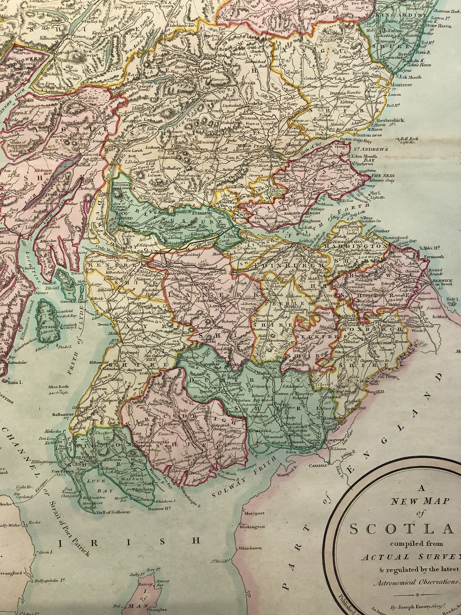 Current Map Scotland A NEW MAP of SCOTLAND... – Warwick Leadlay Gallery