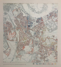 Load image into Gallery viewer, CHARLES BOOTH: &#39;Poverty map&#39;, Deptford and Greenwich (1900).
