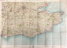 Load image into Gallery viewer, BARTHOLOMEW&#39;S  4 Miles To The INCH ROAD MAP OF ENGLAND AND WALES FROM THE ORDNANCE SURVEY IN TWELVE SHEETS.
