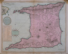 Load image into Gallery viewer, Plan of the Isle of Trinidad from actual Surveys made in the year 1797.
