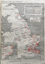 Load image into Gallery viewer, BRITISH GRAND FLEET IN THE GREAT WAR. COMPLETE CHART OF NORTH SEA MOVEMENTS 1914-1918.
